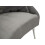 Divanetto 2 posti in metallo e velluto con cuscini cm 137x69x79 5