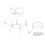 Divanetto 2 posti in metallo e velluto con cuscini cm 137x69x79 10