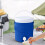 Bouteille isotherme portable bleue de 3,8 L 3