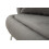 Divanetto 2 posti in metallo e velluto con cuscini cm 133x68x69 7
