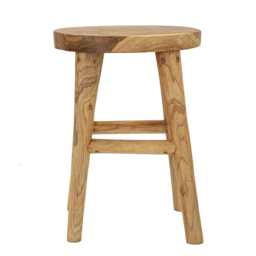 Sgabello in legno riciclato cm Ø 40x55. 1