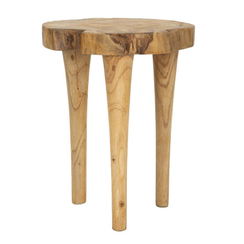 Sgabello in legno riciclato cm Ø 35x45. 1
