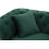 Divano in metallo e velluto verde con cuscini cm 162x83x77 4