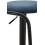 Sgabello bar in tessuto blu Ø cm 41x61 6