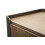 Mobiletto in metallo e legno marrone cm 100x42x110 5
