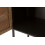 Mobiletto in metallo e legno marrone cm 100x42x110 7