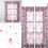 Purple Peony Sheer Window Screen - Chiffon Decor Panel 2