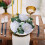 Artificial Silk Rose Candle Ring – 23 cm, Wedding & Party 4