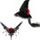 (Set Three) Halloween Gothic Witch Hat Tulle Lace Stage Performance Rose Necklace 5