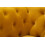 Poltrona in metallo e velluto senape con cuscino cm 104x83x76 1