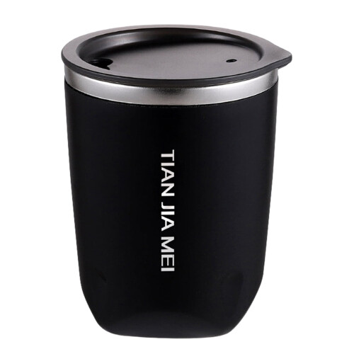 Isoleret kaffekrus i rustfrit stål, 300 ml, sort 2