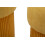 Set di 2 pouf contenitore senape cm ø 42x44-35x37 3