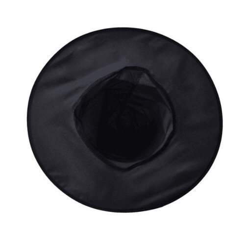 (Black) Halloween Black Witch Hat Mysterious Wizard Magician Hat 2
