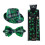(Set 5) Irländskt partyset med gröna hattar och rutiga krage för St. Patrick's Day 5