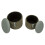 Set di 2 pouf contenitore verde cm ø 38x38-32x28 7