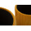 Set di 2 pouf contenitore senape cm ø 38x38-32x28 8