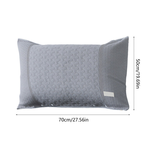 Non-Slip Pillowcase Towel Cover Protector Queen Size 2