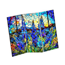 3 Panel Divider Mini Folding Screen Acrylic-PFTYU001