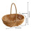 Handgeweven rotan opbergmand met handvat 3