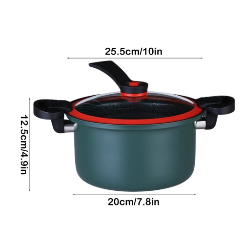 Non-Stick Aluminum Pressure Cooker 10-Quart 2