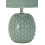 Lampada da comodino in ceramica turchese Ø cm 14x27 2