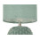 Lampada da comodino in ceramica turchese Ø cm 14x27 3