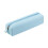 Trousse à crayons en Silicone souple à fermeture éclair,-Bleu 1