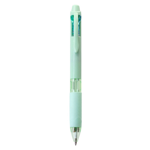 6Pcs Retractable Ballpoint Pens Set Multicoloured-Green