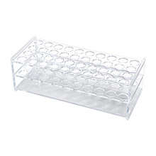Support de Tube à essai en verre transparent, support-40 trous