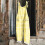 Women's Stripe Sleeveless Bib Jumpsuit – Lightweight 2