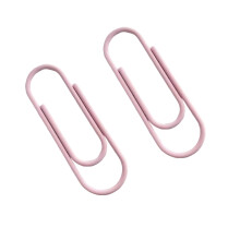 2 Pieces Creative Paper Clips Vibrant Color Quality-Pink
