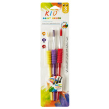 Nylon Bristle Artist Brush with Plastic Handle For-H403B