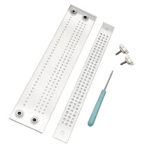 Clear Acrylic Bookbinding Hole Puncher For Sewing Notebooks