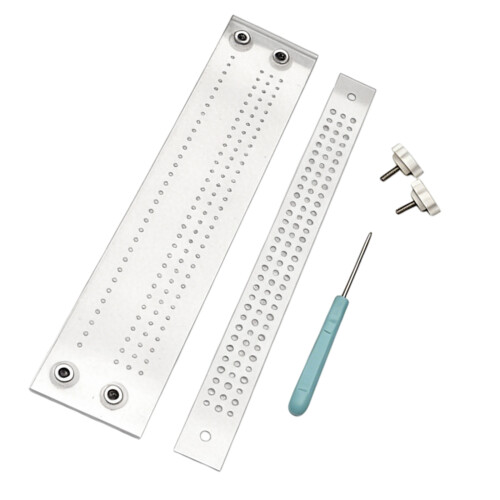 Clear Acrylic Bookbinding Hole Puncher For Sewing Notebooks