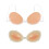 Seamless Silicone Bra with Detachable Straps, Beige, Size L 2