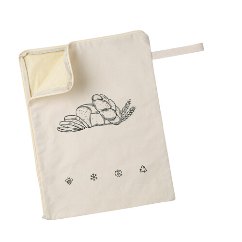 Breathable Bees Wax Fabric Storage Pouch With Unique L-beiges