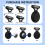 Coque de protection en Silicone pour trackers, avec-Violet 6