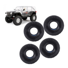 4 Stück 1,9 Zoll RC-Reifen 1/10 Schwarz für SCX10 90046