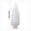 White Mini Bottle Brush Christmas Tree 9.84 Inch with 3