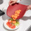 Spacious Bend Resistant Food Preparation Board Dishwasher-Red 7