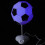 Fodbold Natbordslampe Sort ABS 39x19x19cm 1