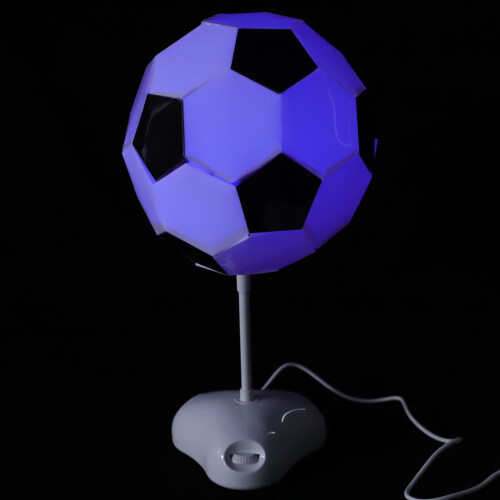 Fodbold Natbordslampe Sort ABS 39x19x19cm
