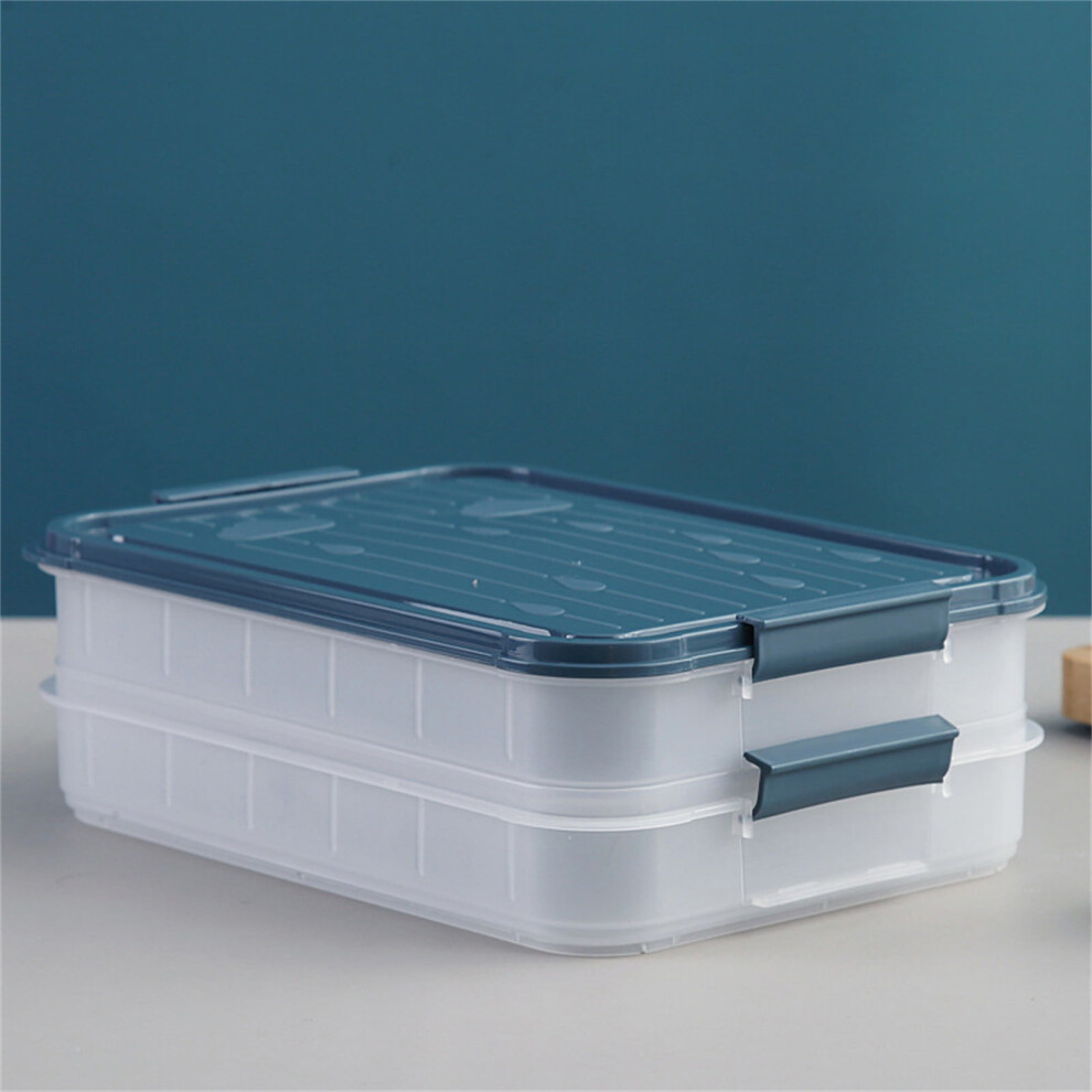 Stackable Plastic Fridge Storage Boxes with Lids