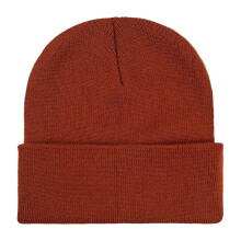 Bonnet d'hiver en maille pour femmes et hommes, à revers en acrylique