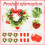 Valentine Heart Wreath with Red Berries – 6 Pack 3