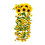 Artificial Sunflower Wreath 70x5cm Multicolor 2