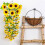 Artificial Sunflower Wreath 70x5cm Multicolor 5