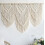 Tapiserie de perete Macrame – Boho, 109 x 81 cm, fildeș 1
