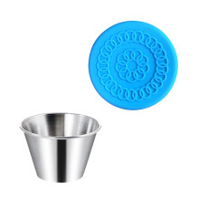 Recipientes para condimentos a prueba de fugas con tapa, 1,7" x 2,3"