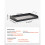 Carbon Steel Griddle 24x16 Inch Flat Rectangular Plate with 2